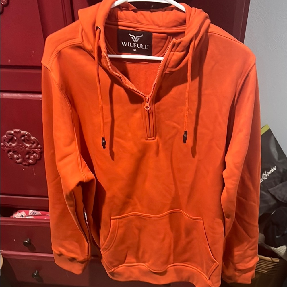 Wilful Orange Pullover Hoodie
